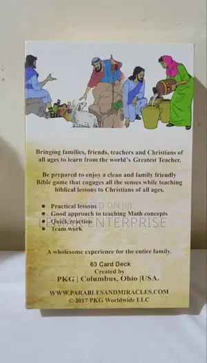 Game Card. Parables Miracles of Jesus