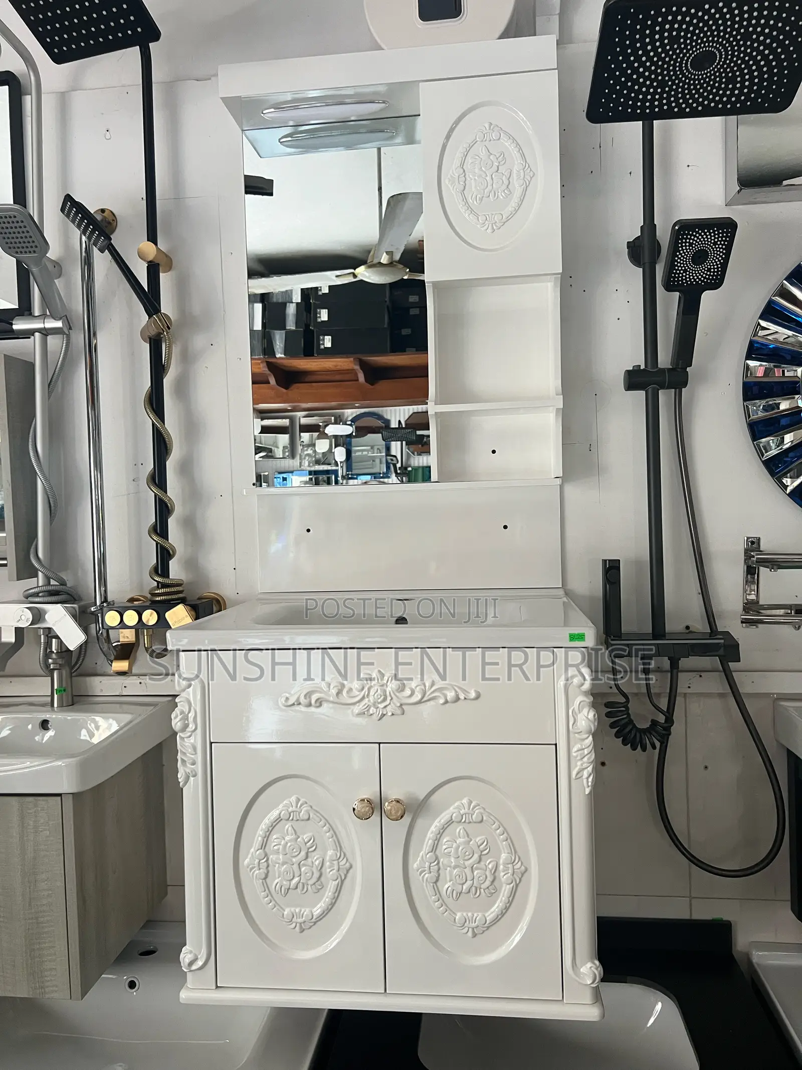 Wash Hand Cabinet Basin- All White