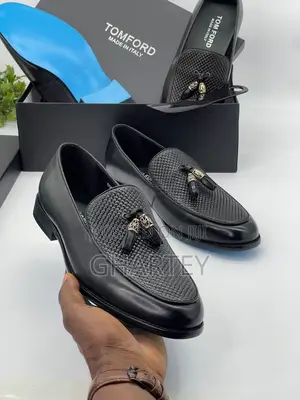 Men’S Leather Tom Ford Shoes Black