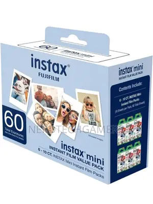 FUJIFILM Instax Mini Instant Film Value Pack - 60 Photos