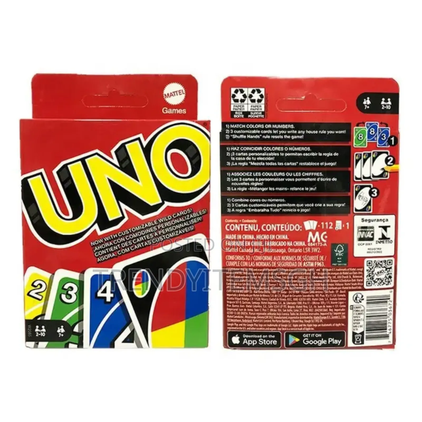 Classic Uno Card Game