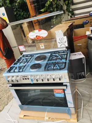 Unique Ferre 60x90 4 Gas + 2 Electric Burner With Oven,Gray.