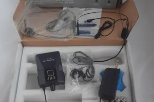 Set of Universal Cordless Headset and Lapel Microphones