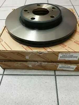 TOYOTA Corolla 2014-15 Brake Disc Pair. Original Japan.