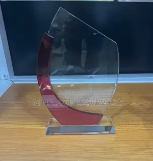 Red Crystal Plaque Available Now