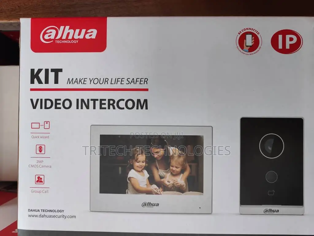 Dahua Ip Video Intercom (Wi-Fi) Ktw01 With 4port Poe Switch