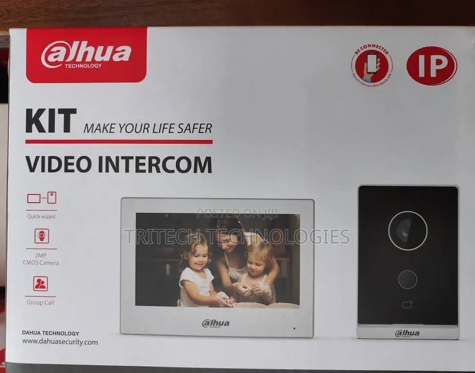 Dahua Ip Video Intercom (Wi-Fi) Ktw01 With 4port Poe Switch