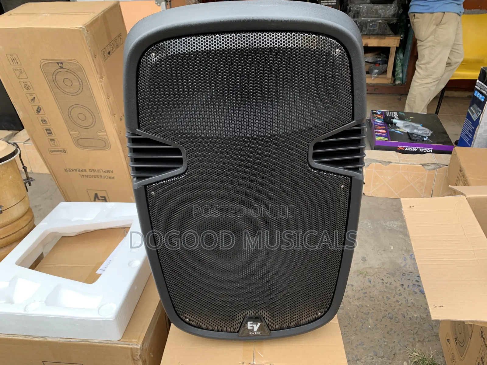 Ev 15-inch Rechargeable Pa Speaker With 2-microphones