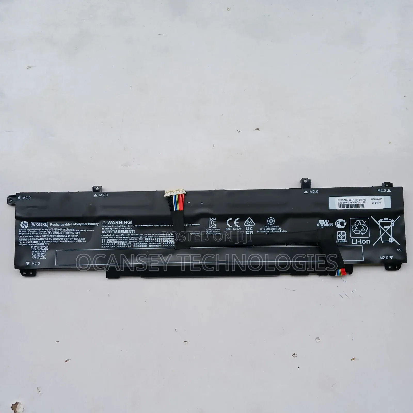 Original HP WK04XL Laptop Battery for OMEN 16-Series