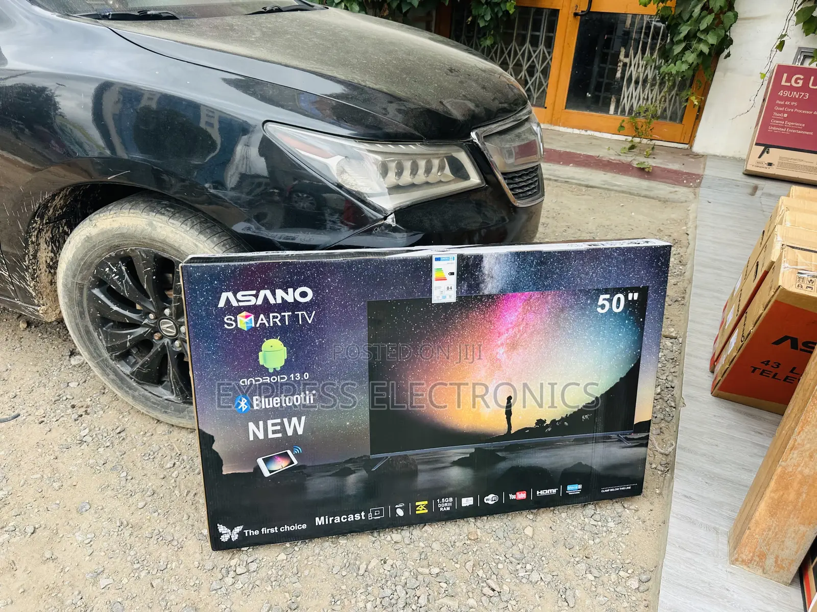 Get a New Slim Uhd Smart Asano 50” Television