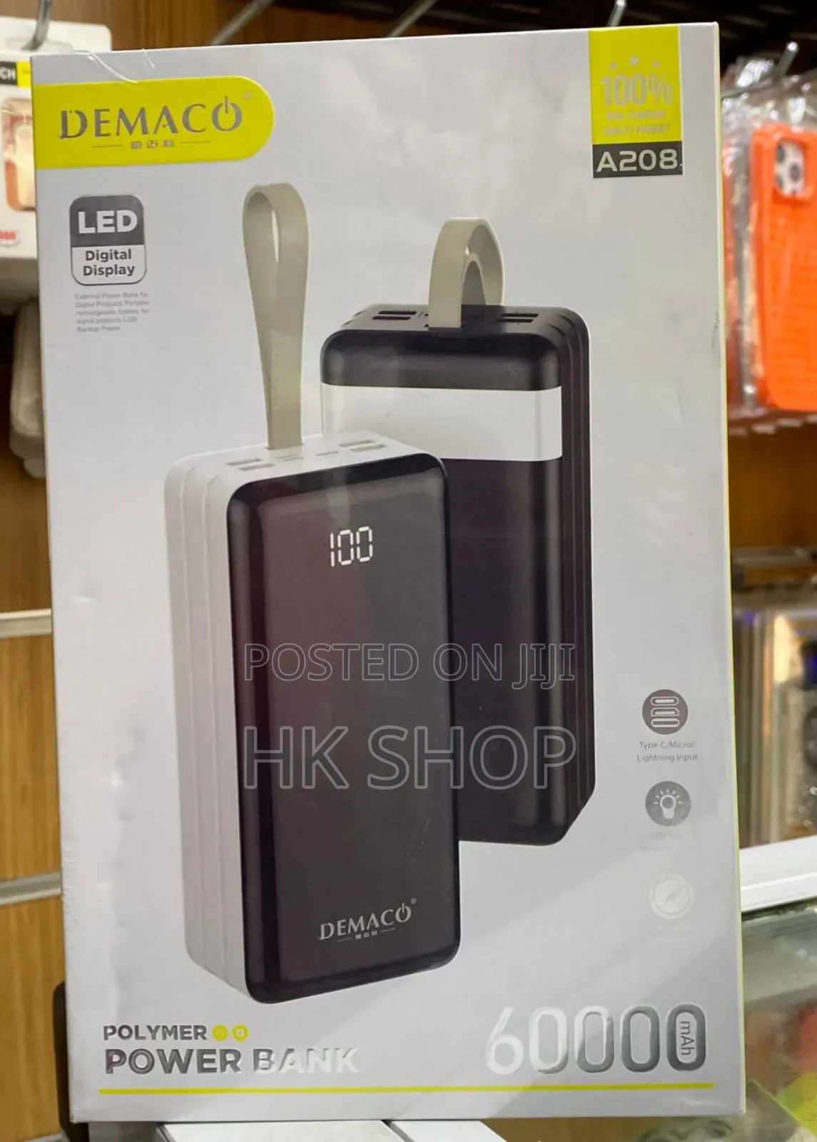 60,000 Mah Powerful Power Bank