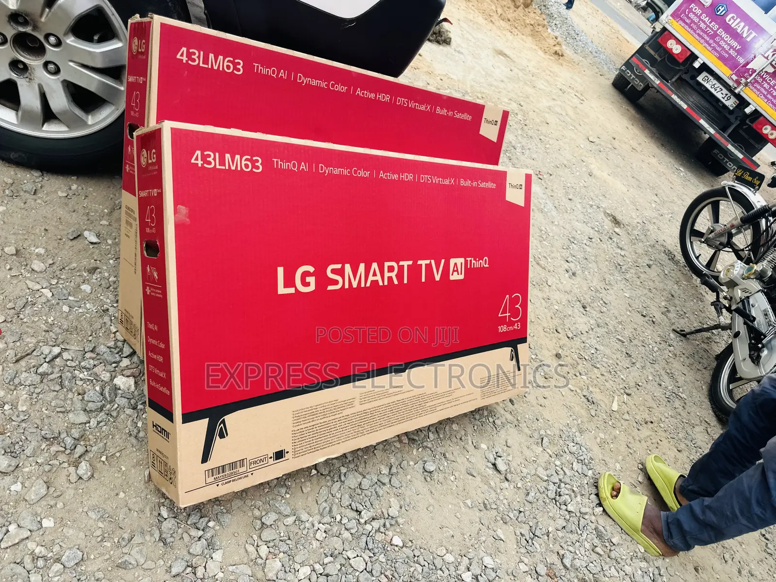 Available Now Slim FHD Smart Lg 43”LM63
