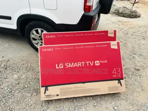 Get a New Slim Black Lg Television FHD Smart 43”LM63