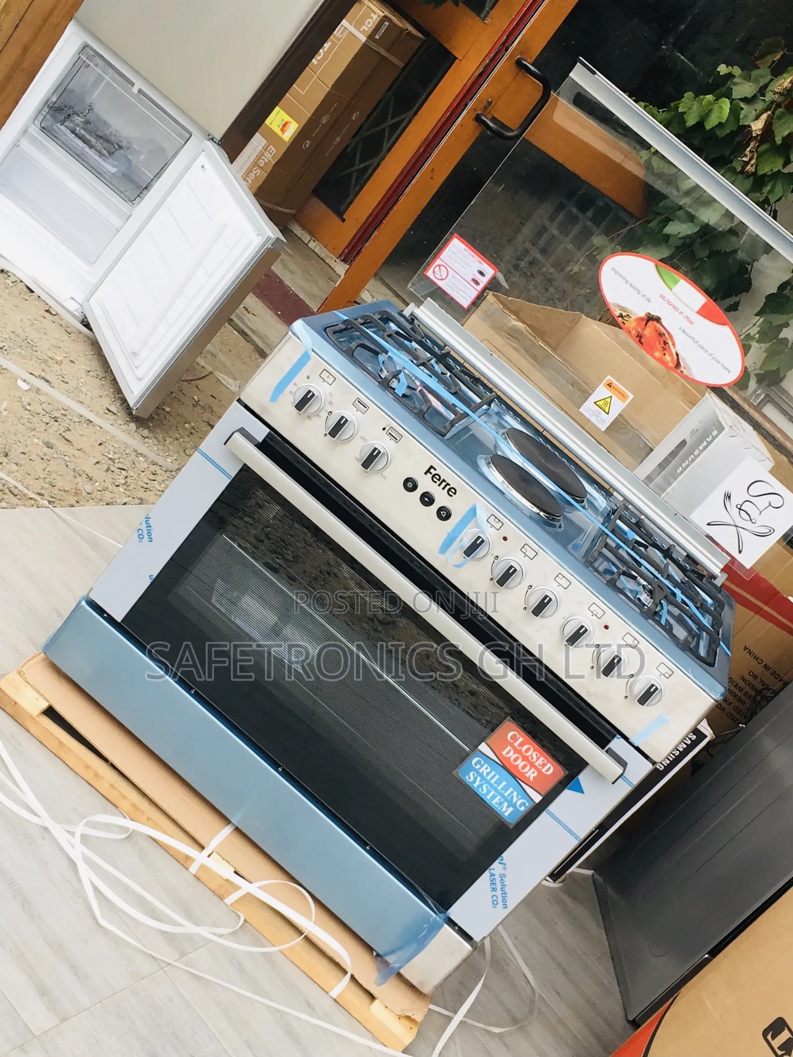 60by90 Ferre Auto Ignition 4 Gas Cooker 2 Electric