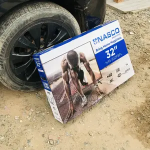 Sealed In Box Nasco 32” Digita🤲 Satellite Frameless Tv,Black