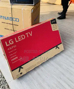 Fresh in Box Lg43lm63 43” Smart Full HD Television(Black).