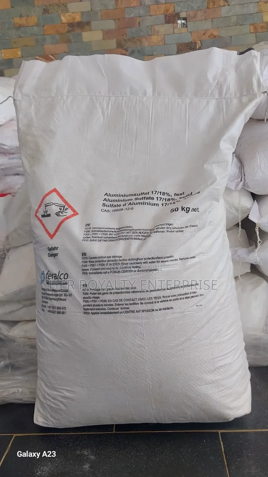 Aluminium Sulphate 50kg