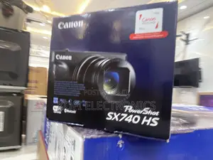 Canon Powershot SX740 HS 20.3MP 40x Zoom Camera - Black