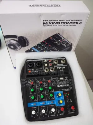 4 Channel Sound Mixer With Inbuilt Sound Card