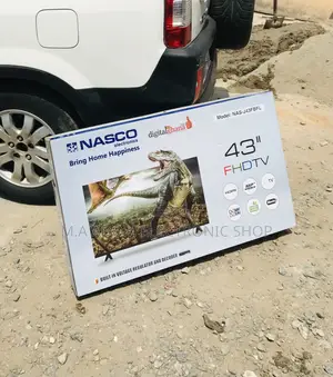 Durable and Affordable Nasco 43” FHD Digital Satellite Tv.