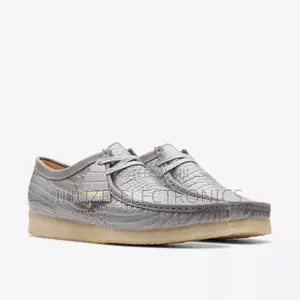 Clarks Wallabee Grey Crocodile Print (Size 42)