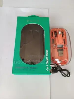 Heatz ZM17 Bluetooth + Wireless (4-in-1) Transparent Mouse