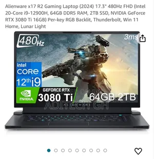 New Laptop Alienware M17x R2 64GB Intel Core I9 SSD 2T