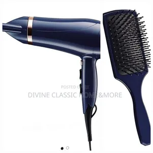 Georgehome Ionic Hair Dryer With Paddle Brush Set