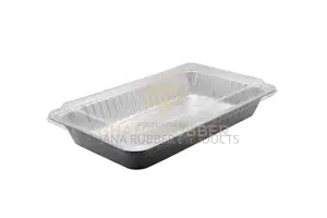 Aluminium Foil Catering Trays + Lids Large 10000cc (50pcs)