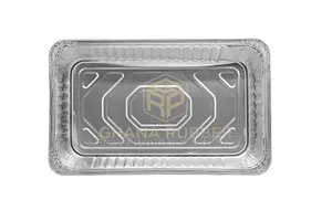 Aluminium Foil Catering Trays + Lids Large 10000cc (50pcs)