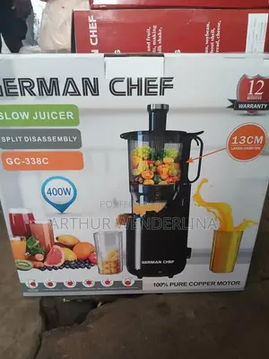 Quality German Chef Slow Juicer