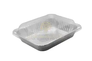 Aluminium Foil Catering Trays + Lids Small 3000cc (100pcs)