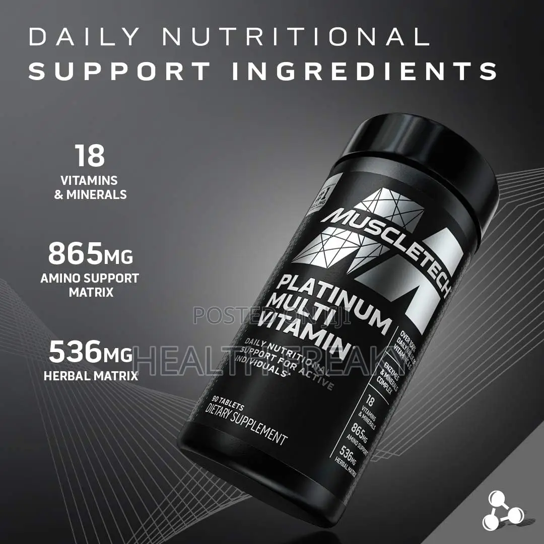 Platinum Multivitamin Immune Support Workout Supplement
