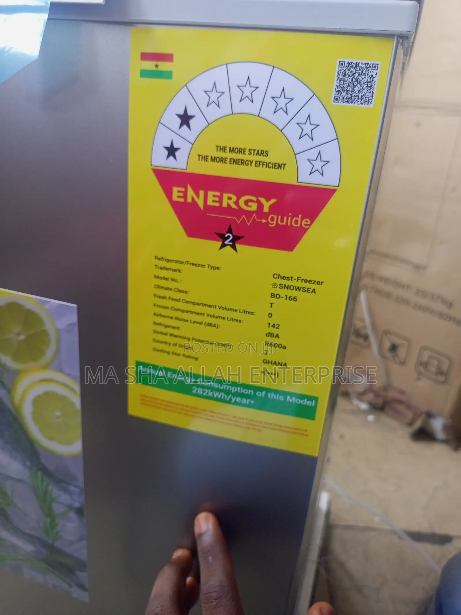142 Liters Deep Freezer