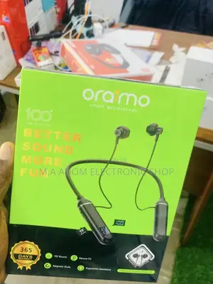 Original Oraimo Bluetooth Neckband(Black) 
