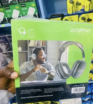 Lovely Design Oraimo Pure Bass Wireless Over Ear Headphone.