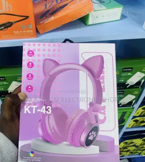 Fresh in Box KT-43 Wireless Stereo Bluetooth Headphone.