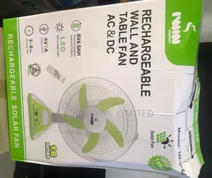 Quality Iwin Rechargeable Wall and Table Fan AC/DC 16 Inches