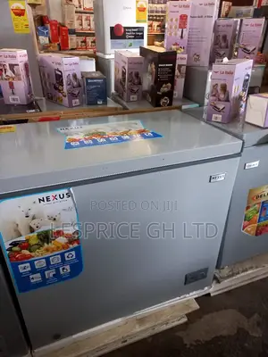 Instant Cooling Nexus 200L Silver Chest Freezer