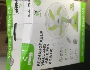 Authentic Iwin Rechargeable Wall and Table Fan AC/DC 16 Inch
