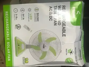 Correct Iwin Rechargeable Wall and Table Fan AC/DC 16 Inches