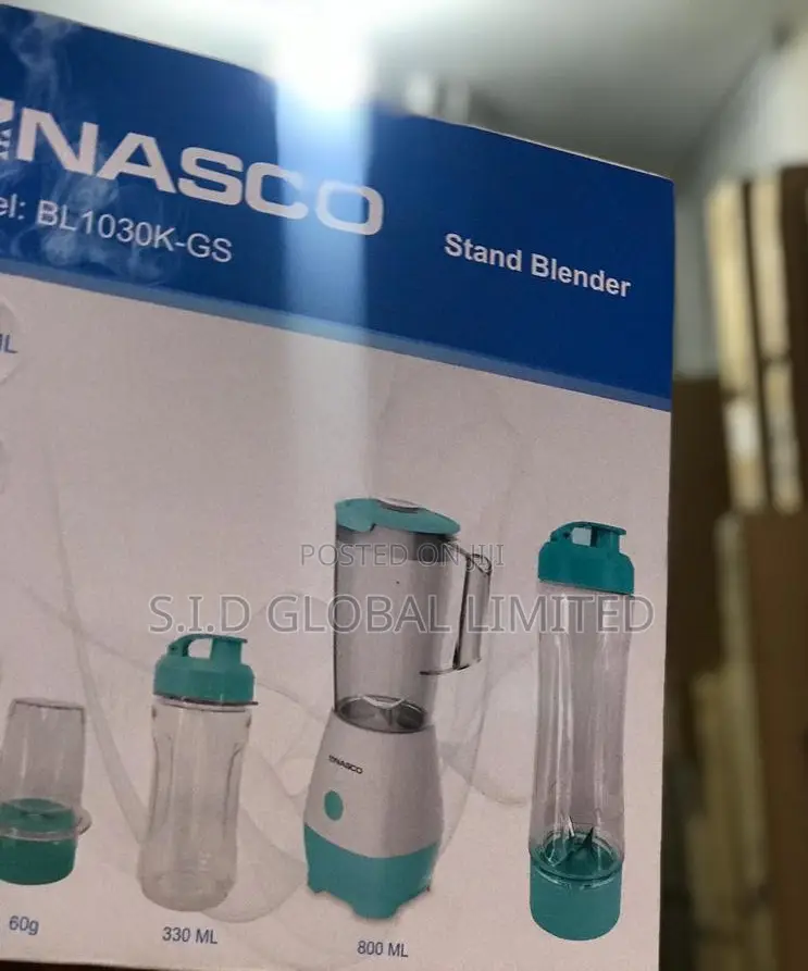 Sleek Design Nasco BL1030K-GS 300watts Professional Blender
