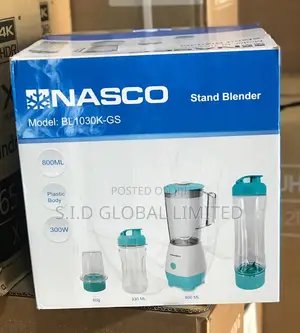 Experience Nasco BL1030K-GS 300watts Professional Blender