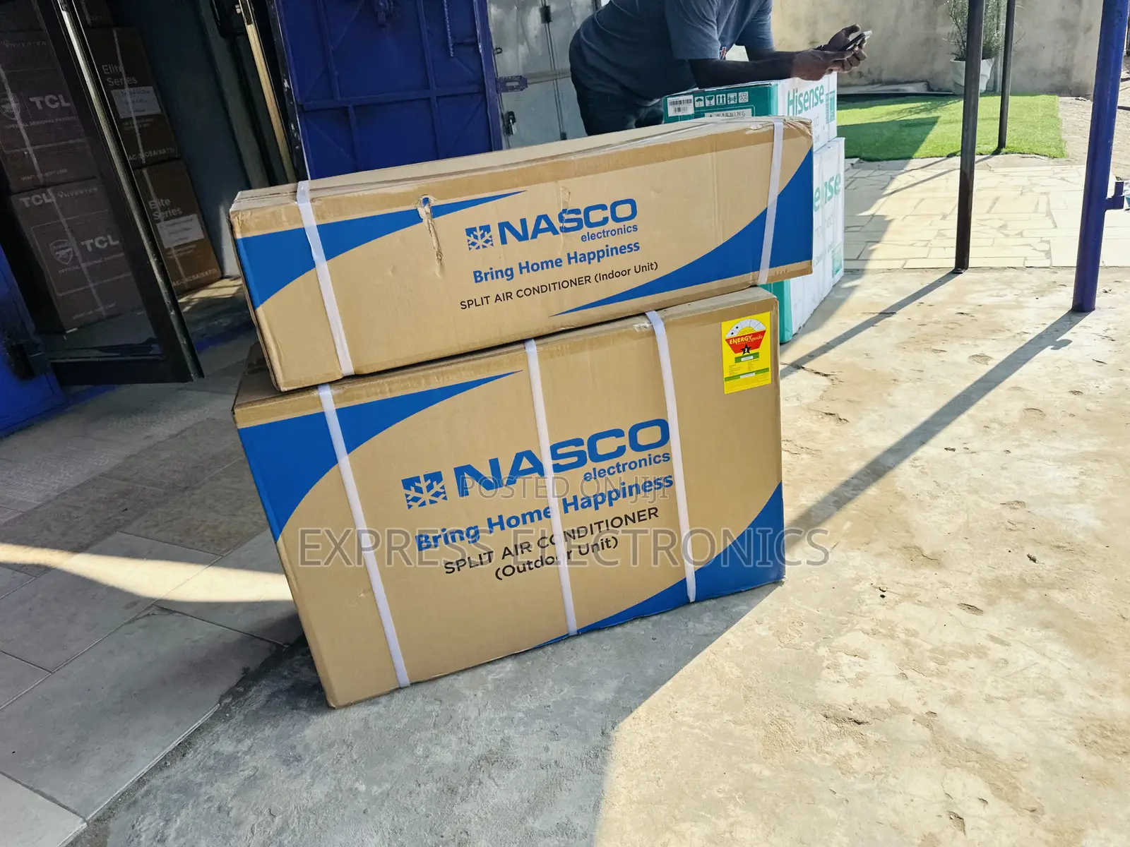 Air Conditioner Sleek Air Doctor Nasco 2.0hp Split R410