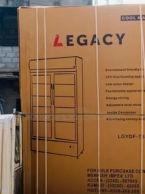 Quality Yet Affordable Legacy Double Door Display Fridge.