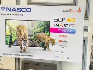 Order Nasco 50 Inch Uhd Digital Satellite Smart Tv.