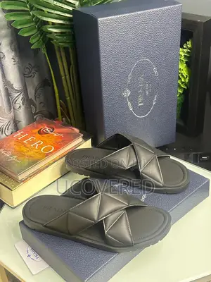 Prada Leather Men’S Slippers