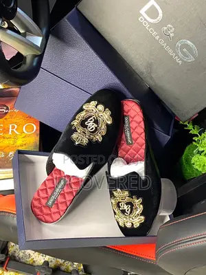 Dolce Gabbana Suede Half Shoe