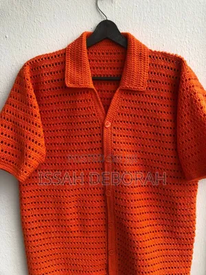 Crochet Men Shirt