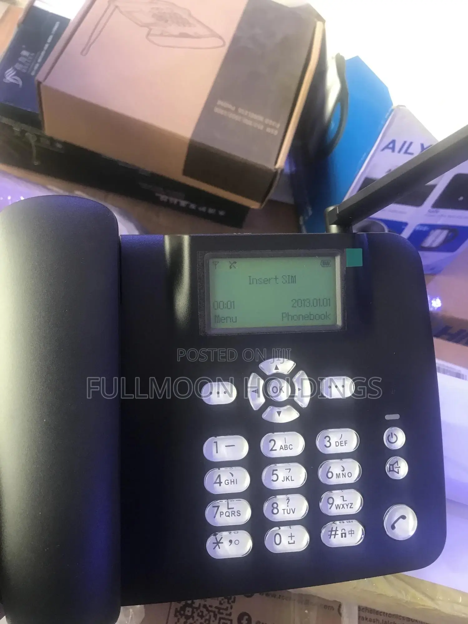 Wireless 2G Telephone Support GSM SIM Card Cordless